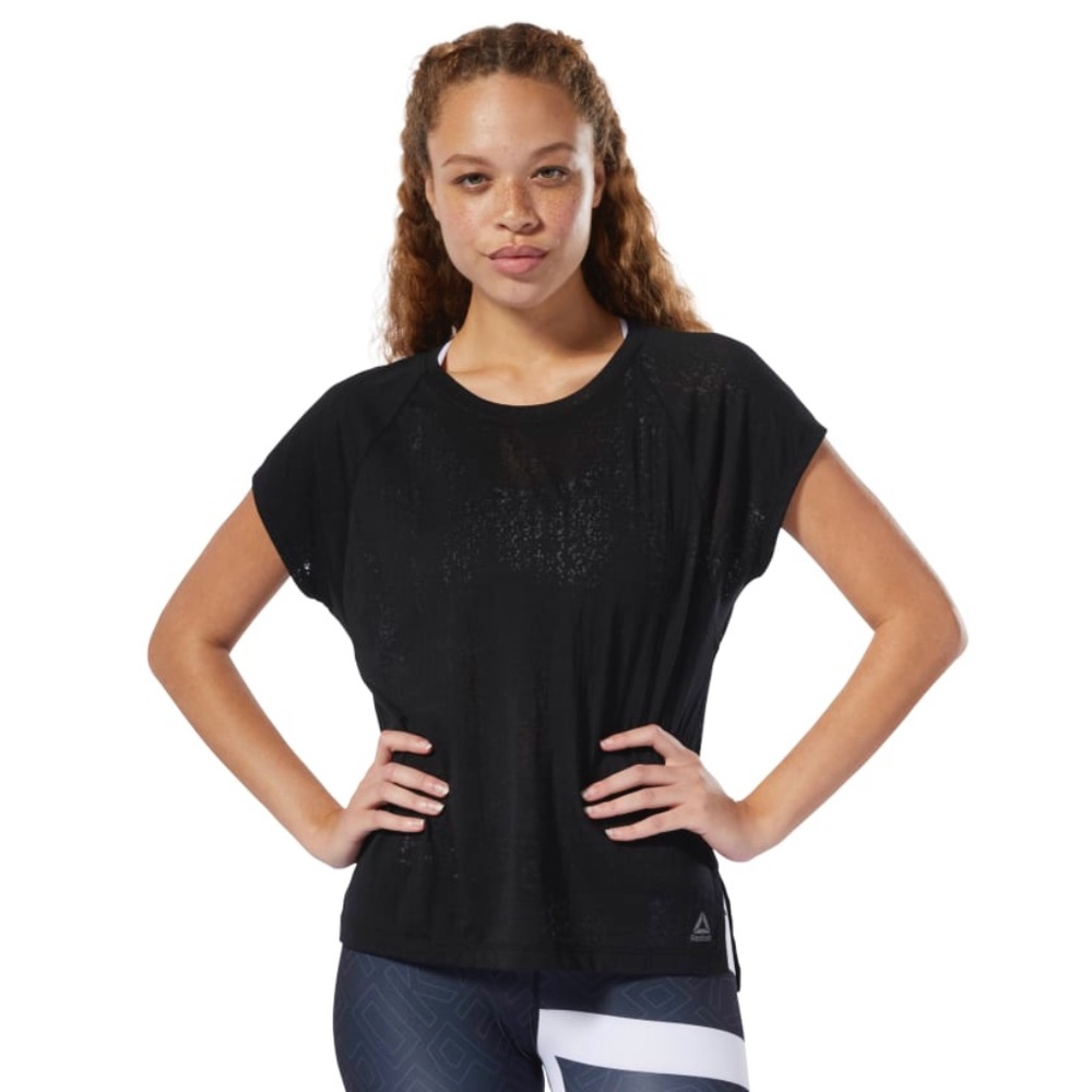 Reebok Burnout Tee Black